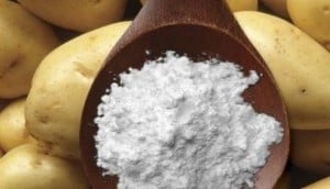 When potato starch (NOT flour) is eaten cold,  it increases fermentation and the production of short-chain fatty acids like butyrate. This makes the conditions too acidic for pathogens. It also feeds the cells that line the colon. 